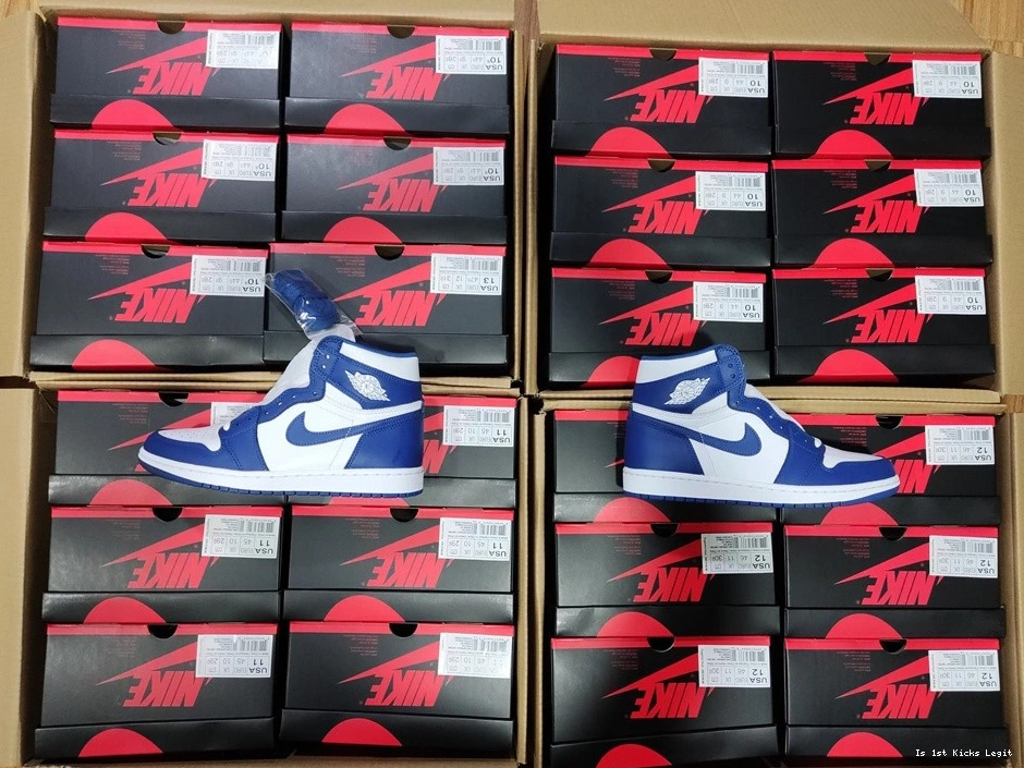 JORDAN OG HIGH RETRO - 'STORM 1 AIR BLUE' 127 555088 1123